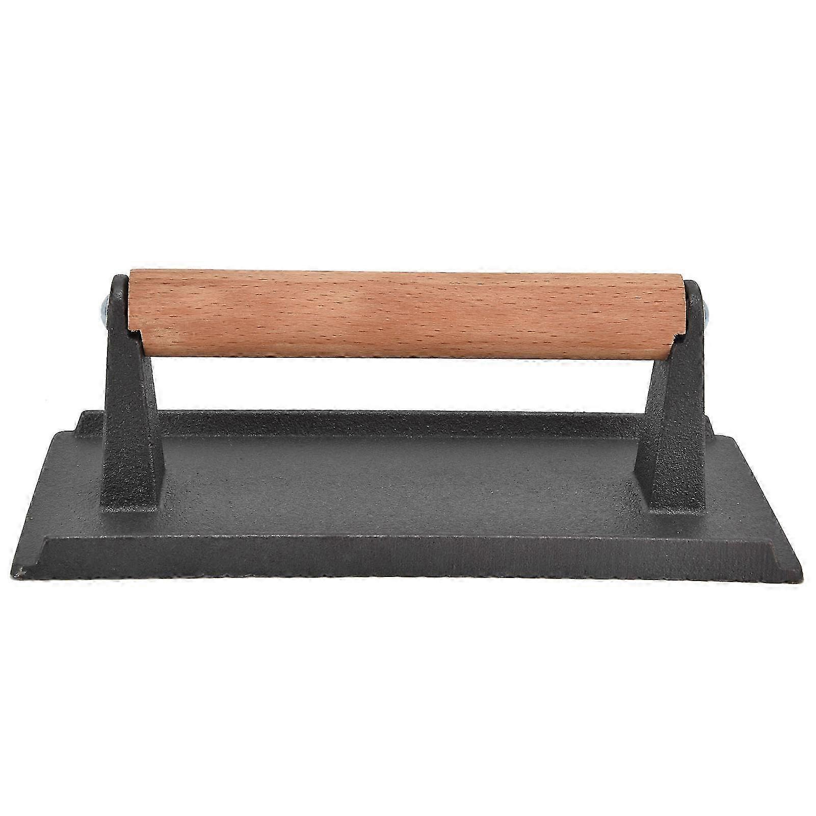 Presse à gril en fonte pour barbecue, hamburgers, steak, bacon, même chauffage, usage domestique