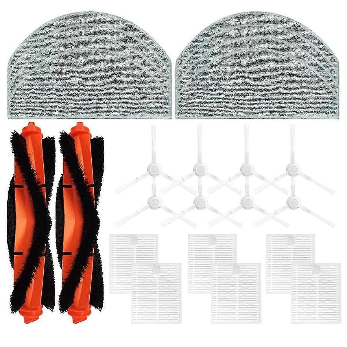 For E10 E10C E12 B112 / 3C Plus C103 Robot Vacuum Cleaner Spare Accessories Main Side Brush Filter