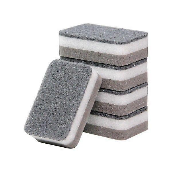 Dish brush kitchen restaurant cleaning sponge brush 5 pcs