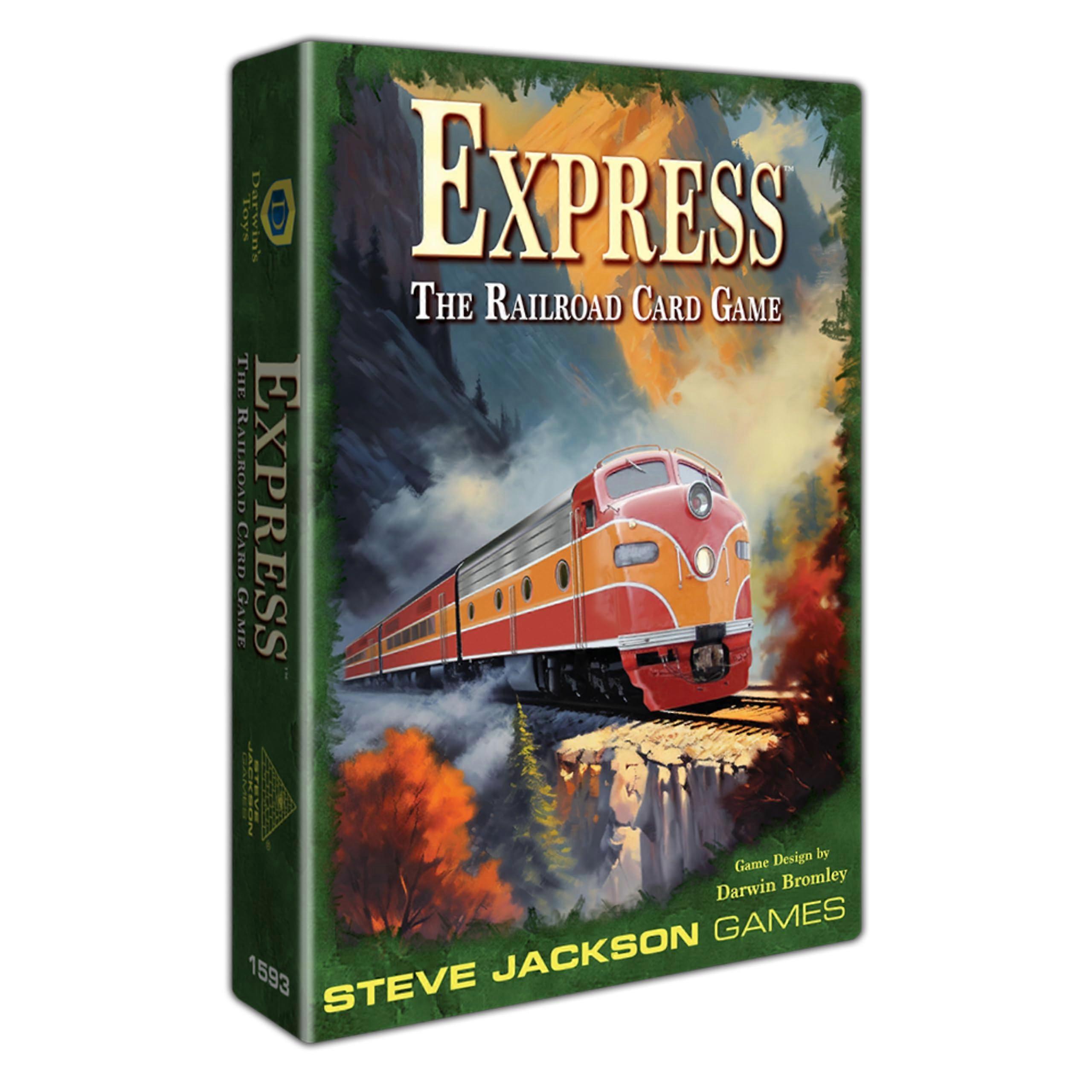 Steve Jackson Games Express: The Railroad Card Game, Strategy Game, For 2 To 6 Players And Ages 14