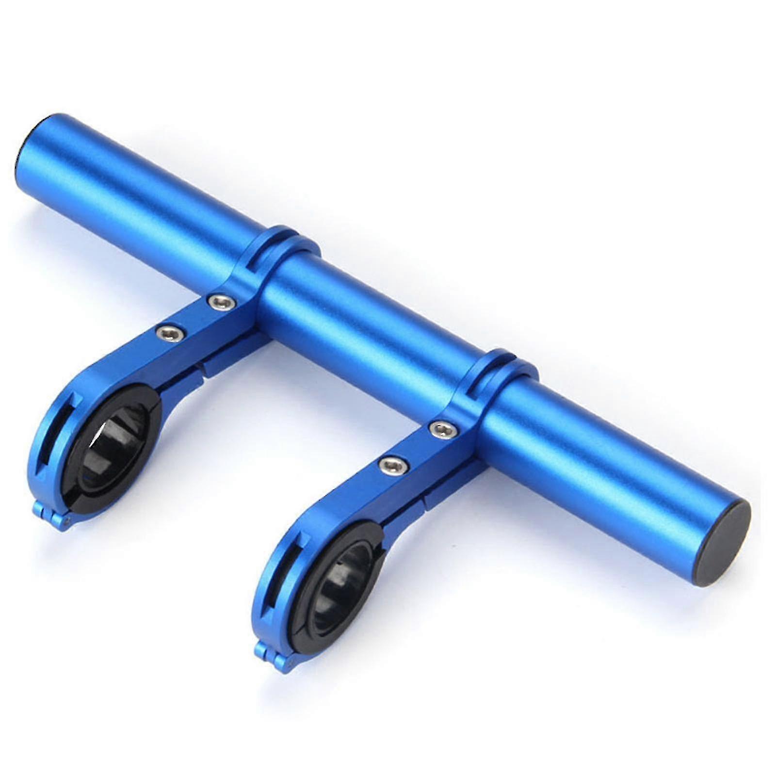 30cm Bike Flashlight Holder Handlebar Mount Bracket - Blue