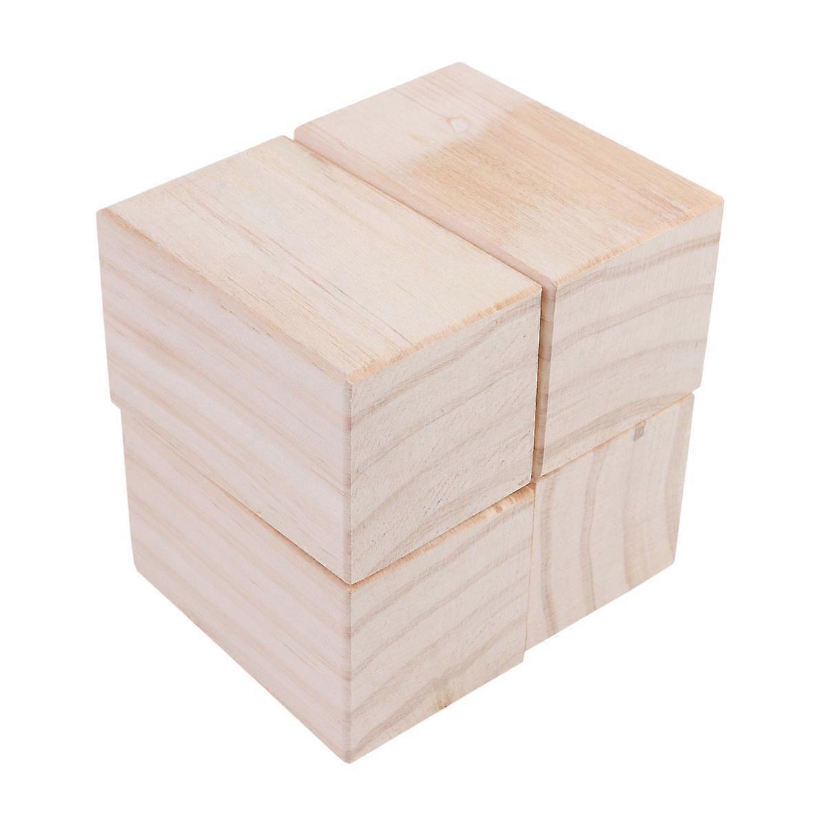 Cabinet Feet Wooden Furniture Support Legs for Home Table Bed Protection from Wear and Tear 5x5x8cm 4Pcs