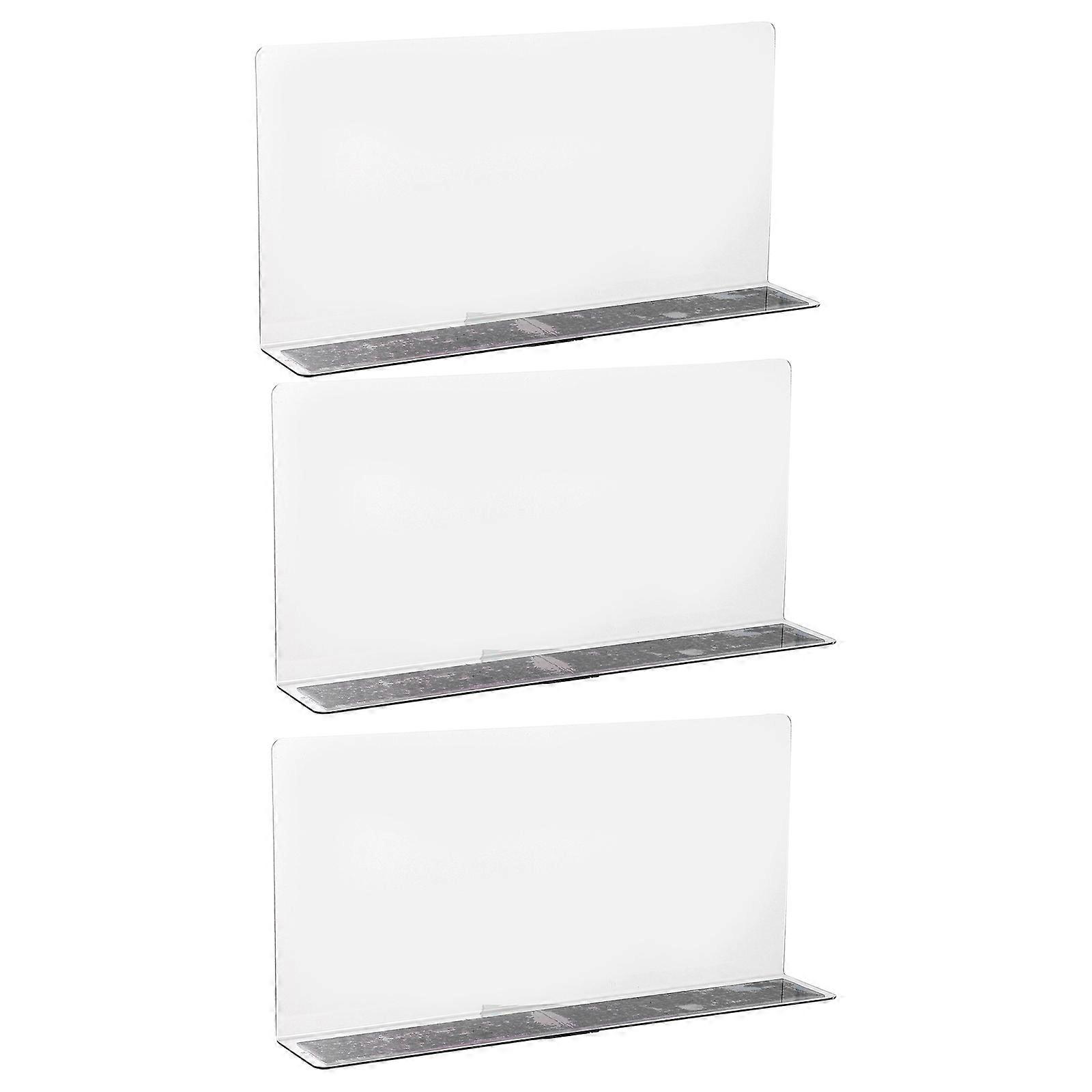 Store Goods Divider Shelf Dividers L Shape Modern Indoor Use 25.00X12.00X4.00CM 3Pcs