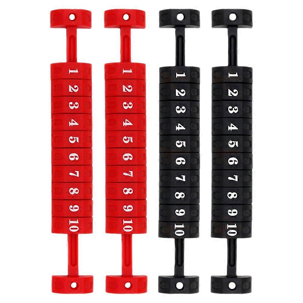 Numbers Scoring Score Counter Plastic Foosball Soccer Table 4Pcs