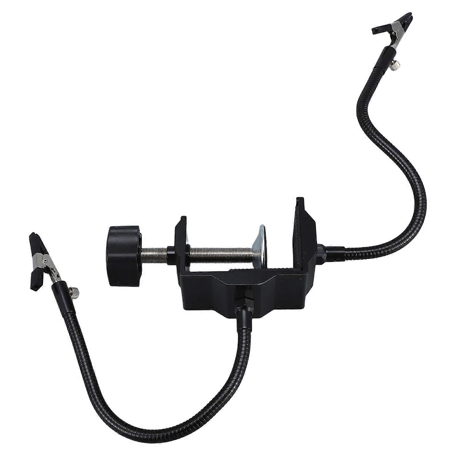 Solder Holder Universal Arm Clips Tool Holding Workshop Diy Projects 17.50X6.00X4.50CM Black 1Pack