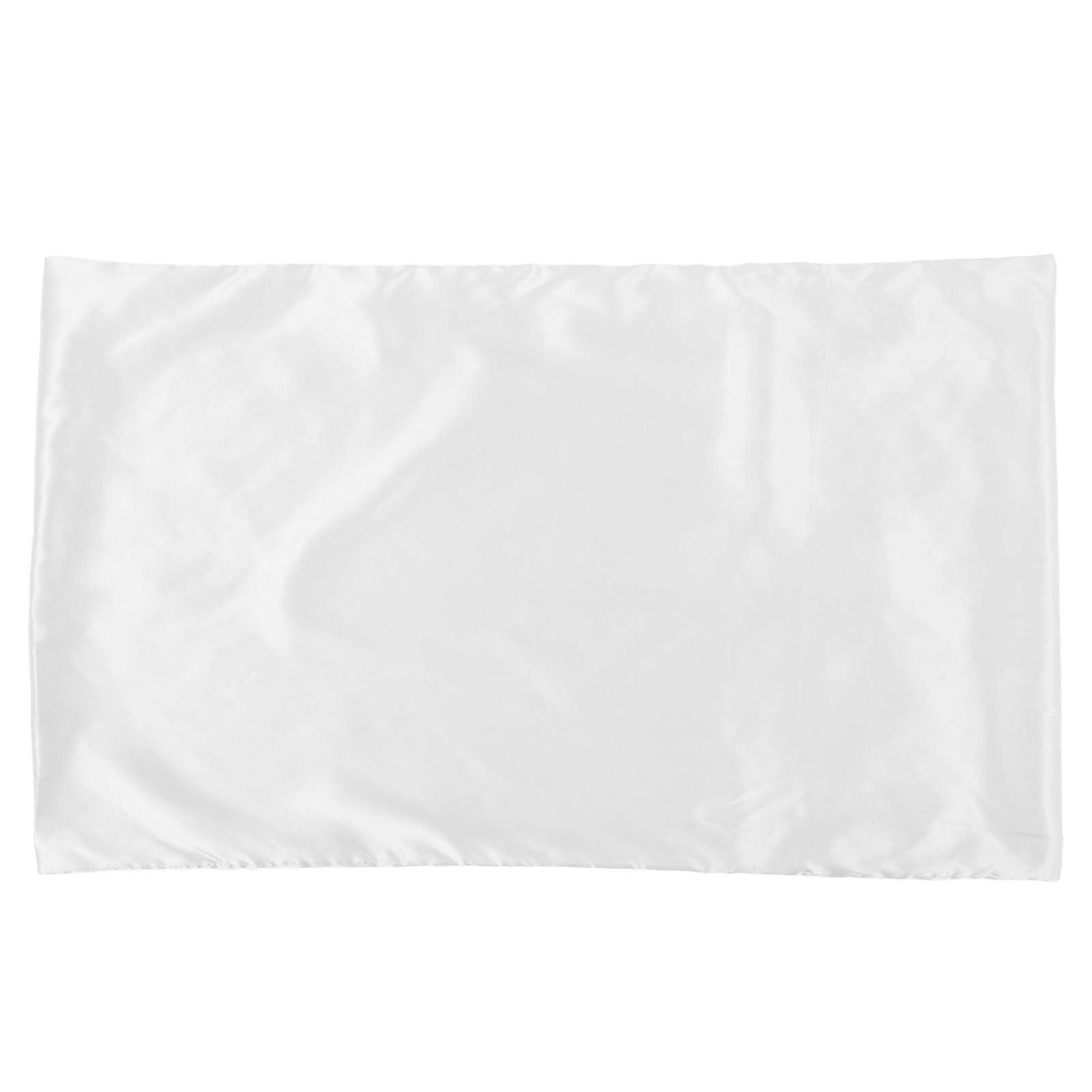 Satin Pillow Cases Imitation Silk Pillowcase Soft Cooling Minimalist Design For Bedding Hotel Use 30.1X19.7X0.2in 1Set