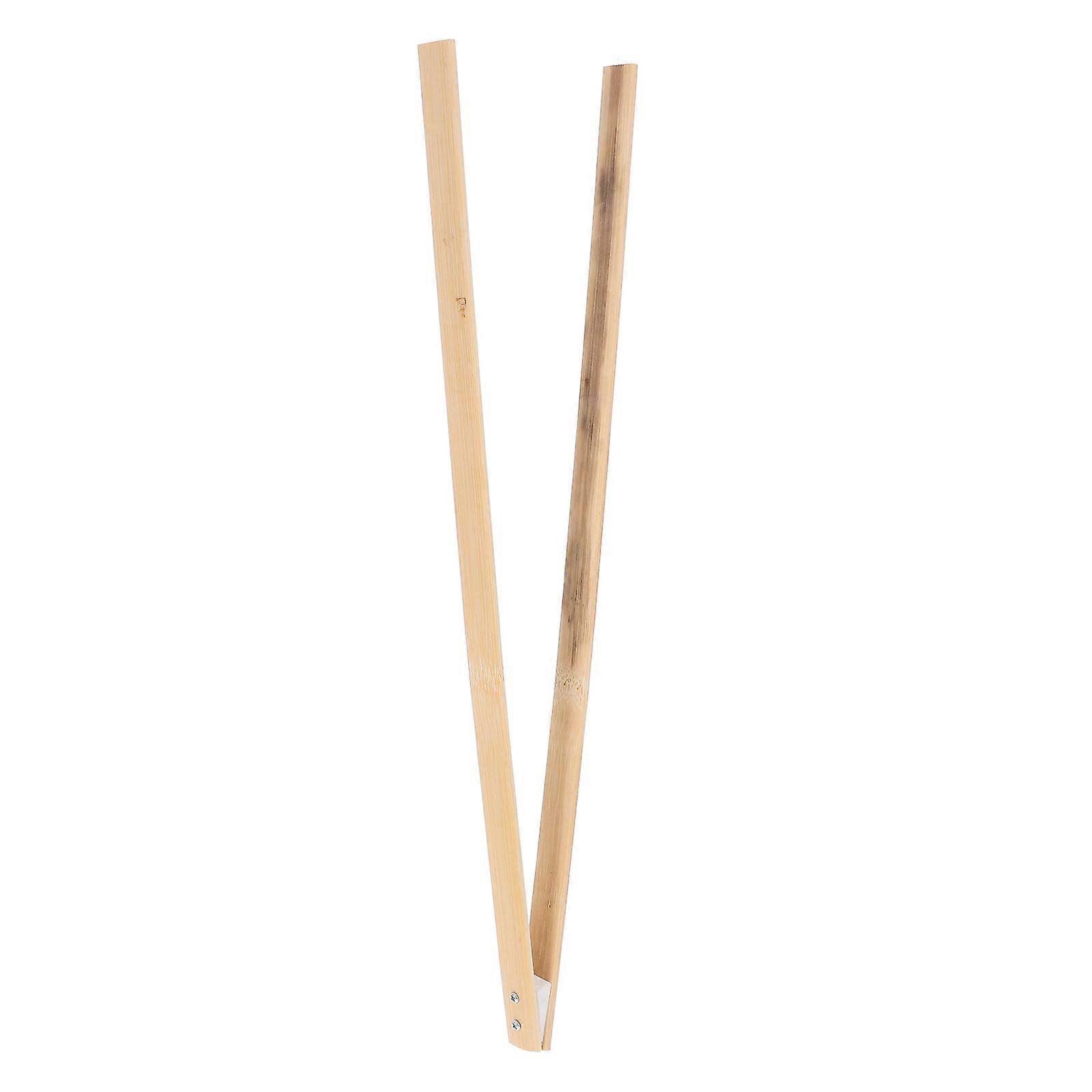 Garbage Sorting Tool Bamboo Trash Clip Street Cleaning Reinforced Design 1Pcs