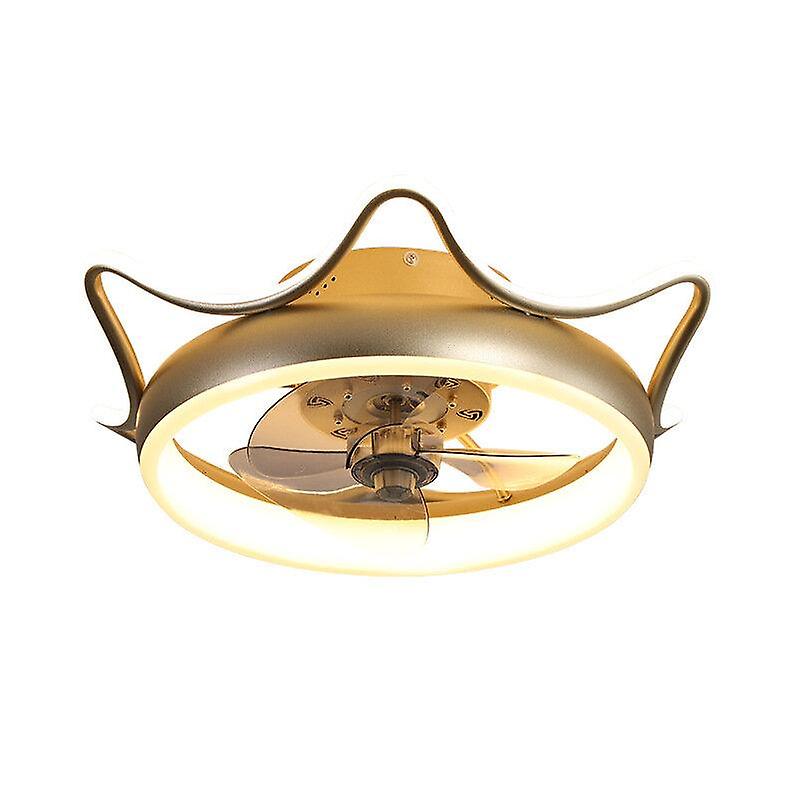 Decorative Dc Ceiling Fan With Remote Control Simple Fan Light For Living Room