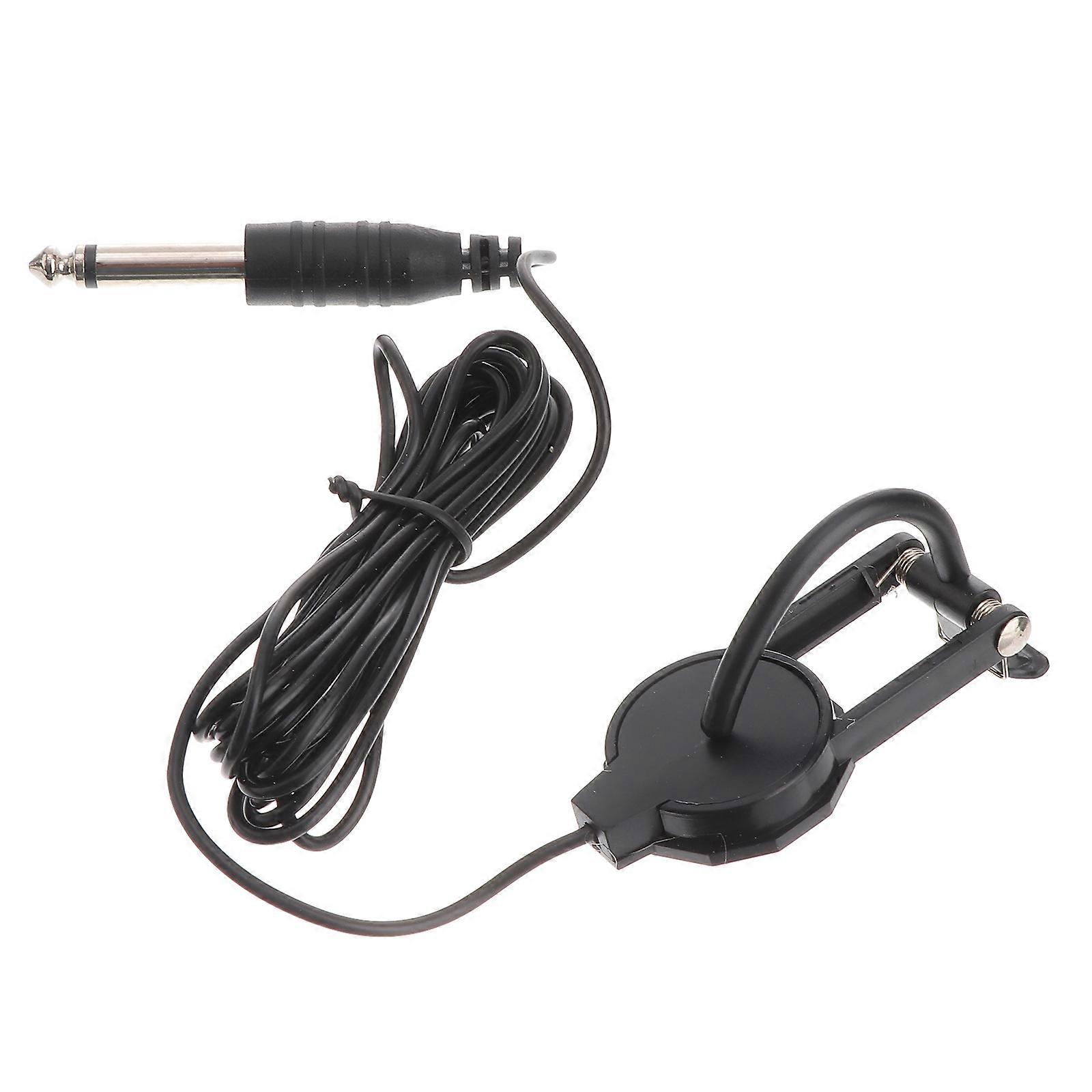 Clip On Pickup Violin For Performance And Recording 1.2m Cable ABS Plastic 1Pcs