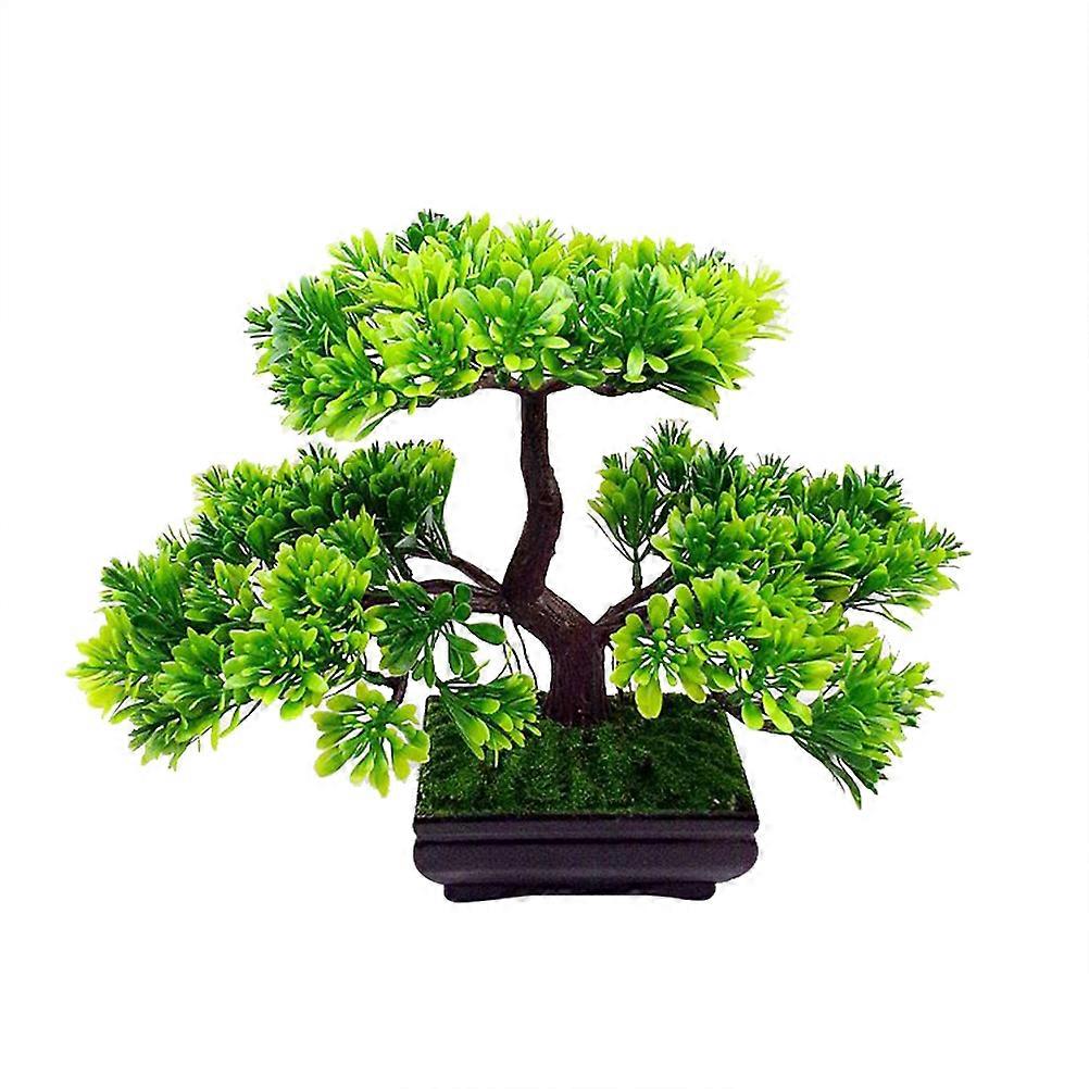 Simulated Bonsai Tree Home Decor Greeting Guests Mini Tree Simulation Style 1Set