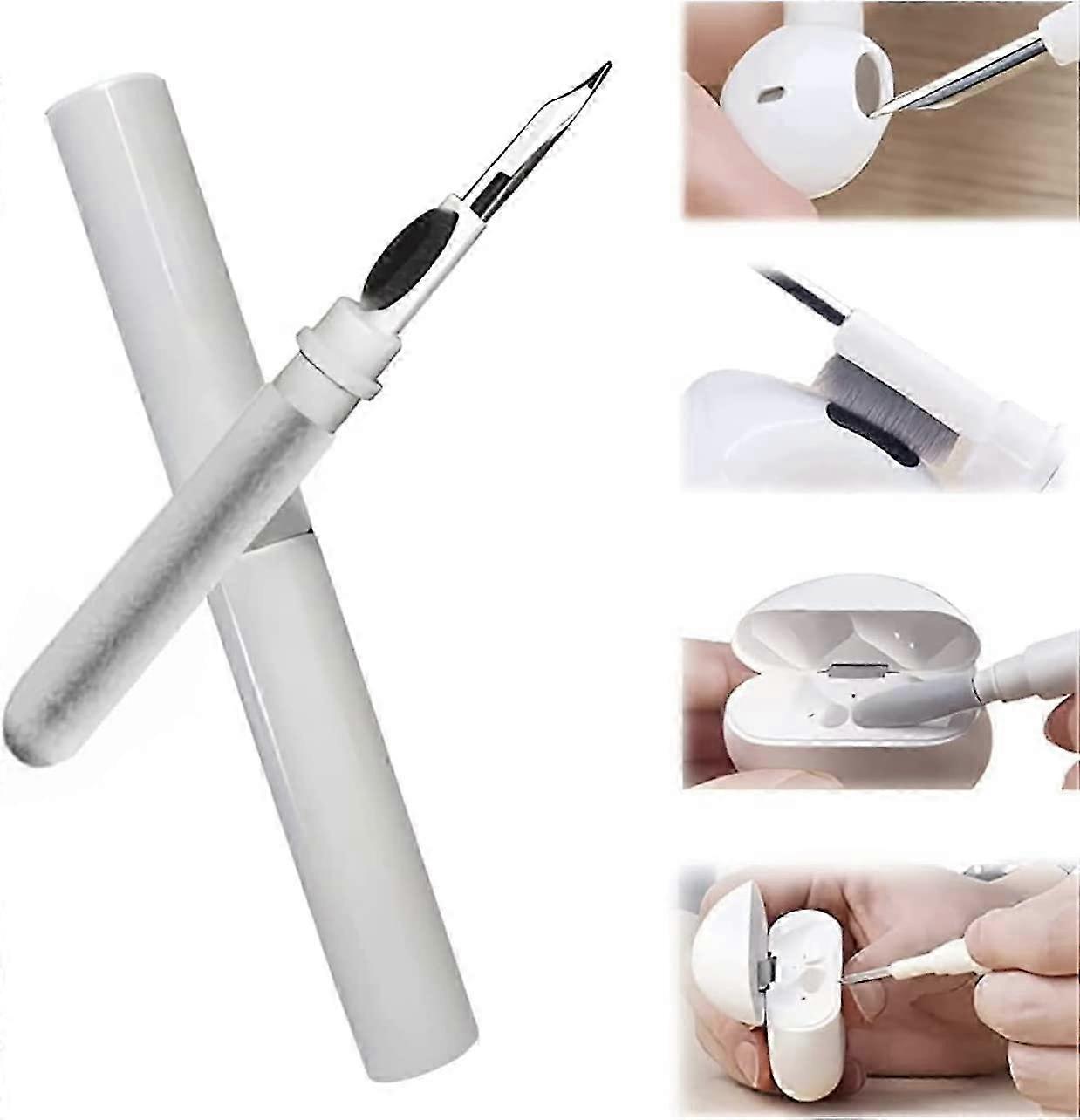 Cleaning Pen for Wireless Earbuds Multi-Function Cleaner Kit Soft Brush for Bluetooth Earphones Case Cleaning Tools