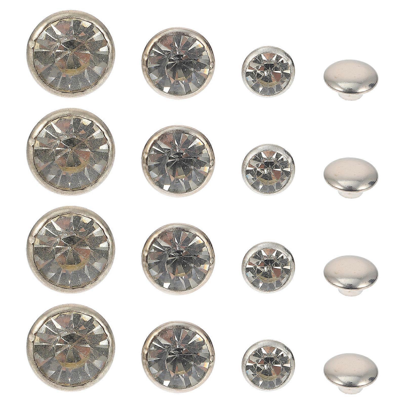 60 Pcs DIY Luggage Studs Chic Clothes and Bag Rivets Durable