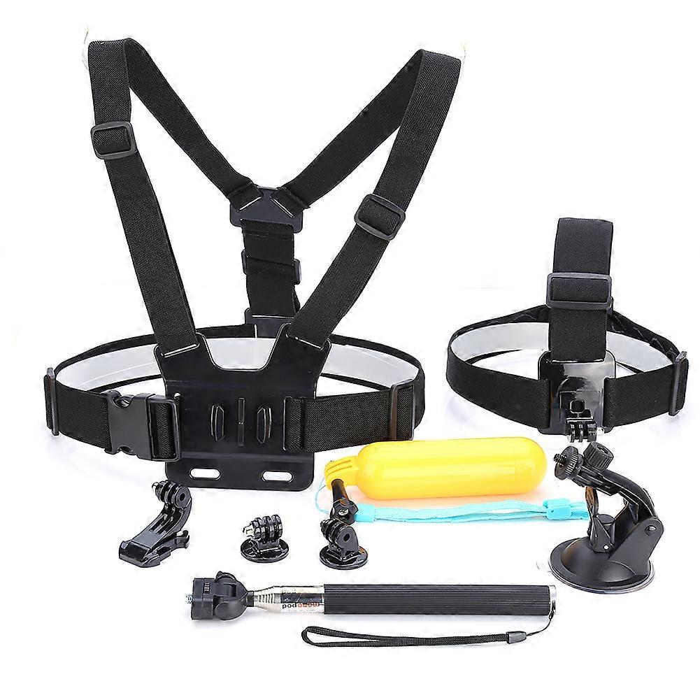 11-Piece Camera Accessory Set - Floatation Handle + Chest Strap for GoPro Hero 5 4 3+ 3 2 1