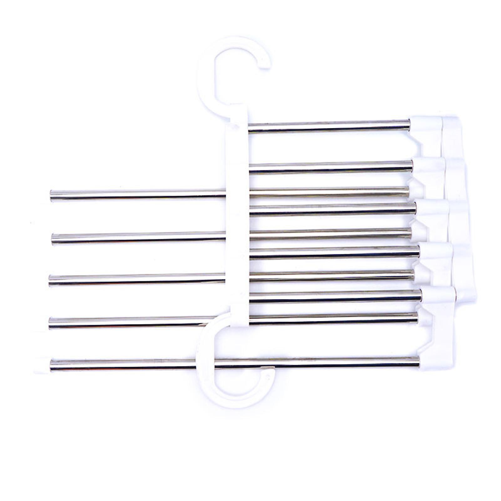 Folding Pant Rack Space Saving Multi-layer Non-slip Hanging