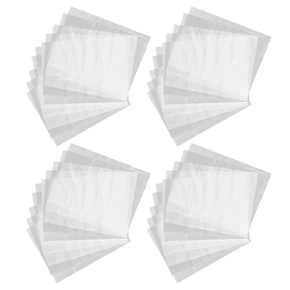 Shrink Film Bags PVC Heat Shrink Wrap Bags Rectangular Candles Packaging Dust-proof Moisture-proof 100Pack