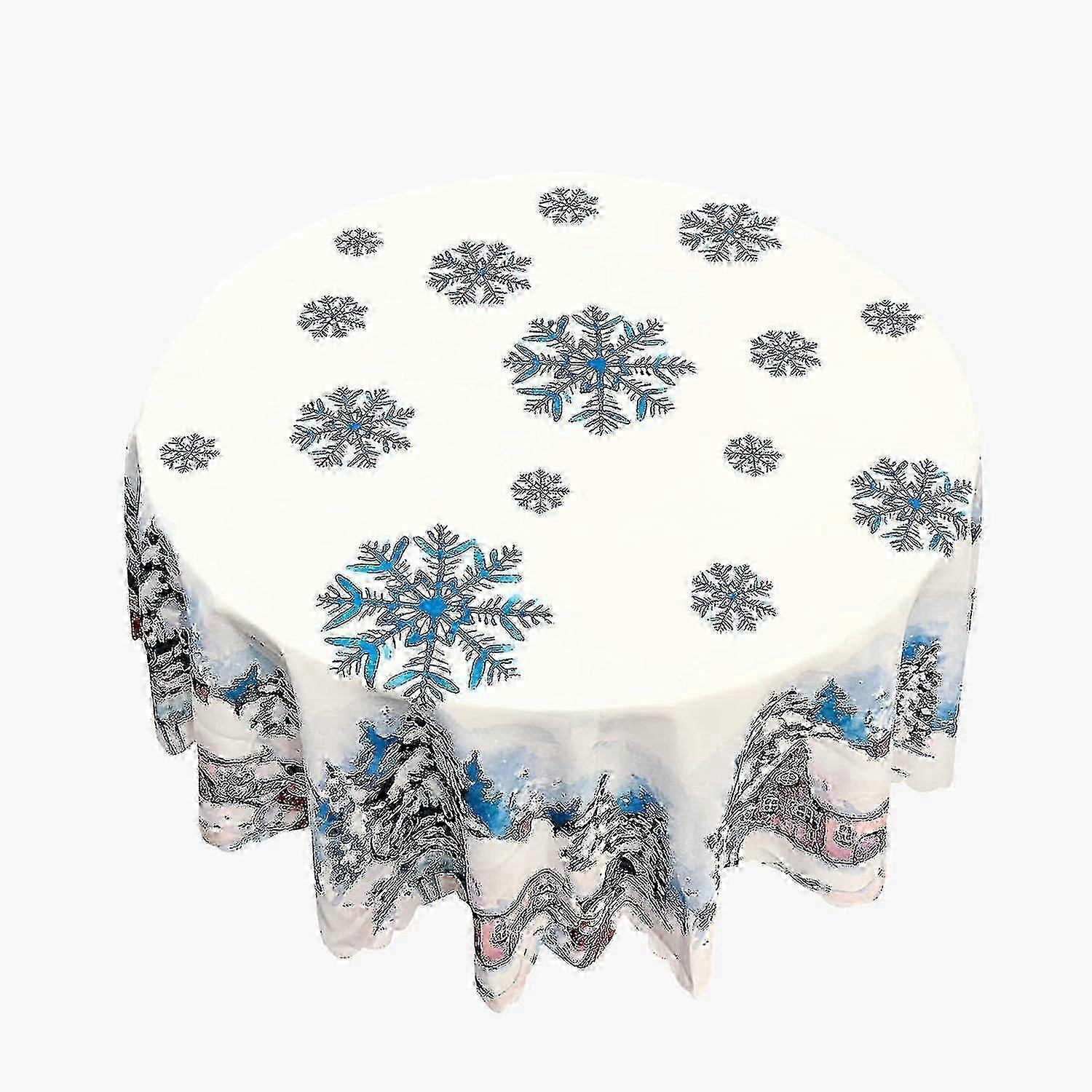 Christmas Round Washable Tablecloth - Yvan