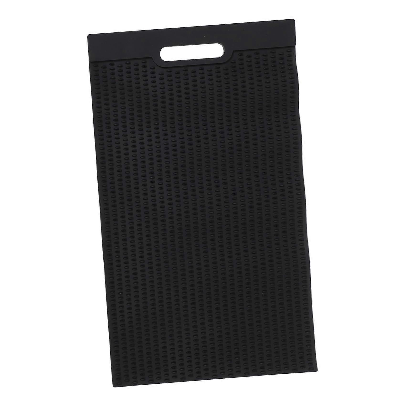 Versatile Fish Cleaning Board, Non-Slip PVC Black