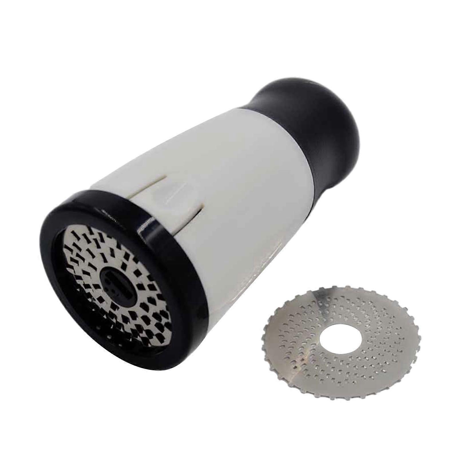 Manual Cheese Grater, Rotating Kitchen Grater for Cheese and Vegetables, Portable Handheld Cheese Shredder in Red