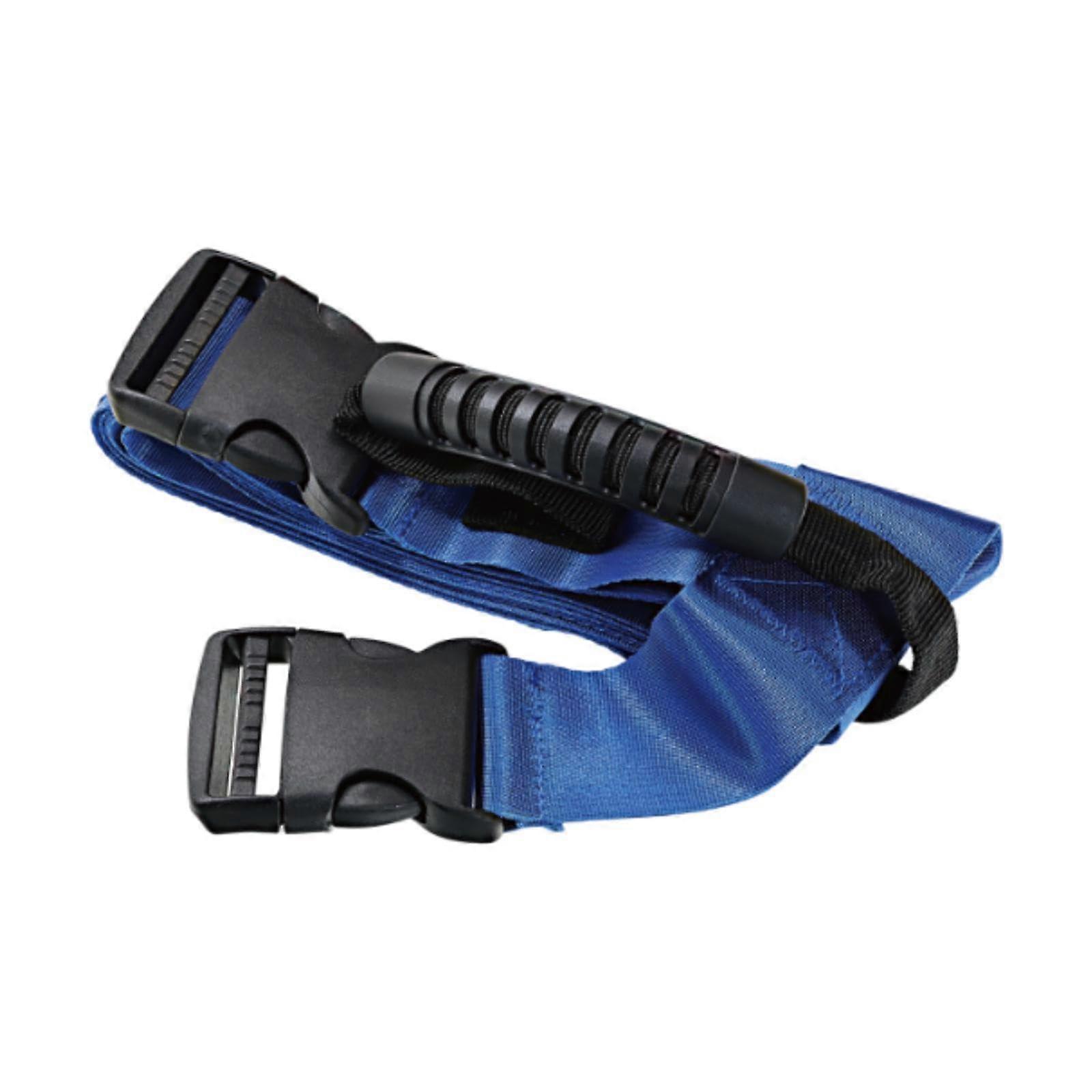 X Shape Lifting Straps for Moving Furniture and Heavy Boxes, Adjustable Carry Harness, Blue