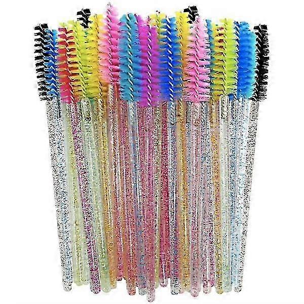 10-pack eyelash brushes, suitable for various brands - Mixed multi-colour