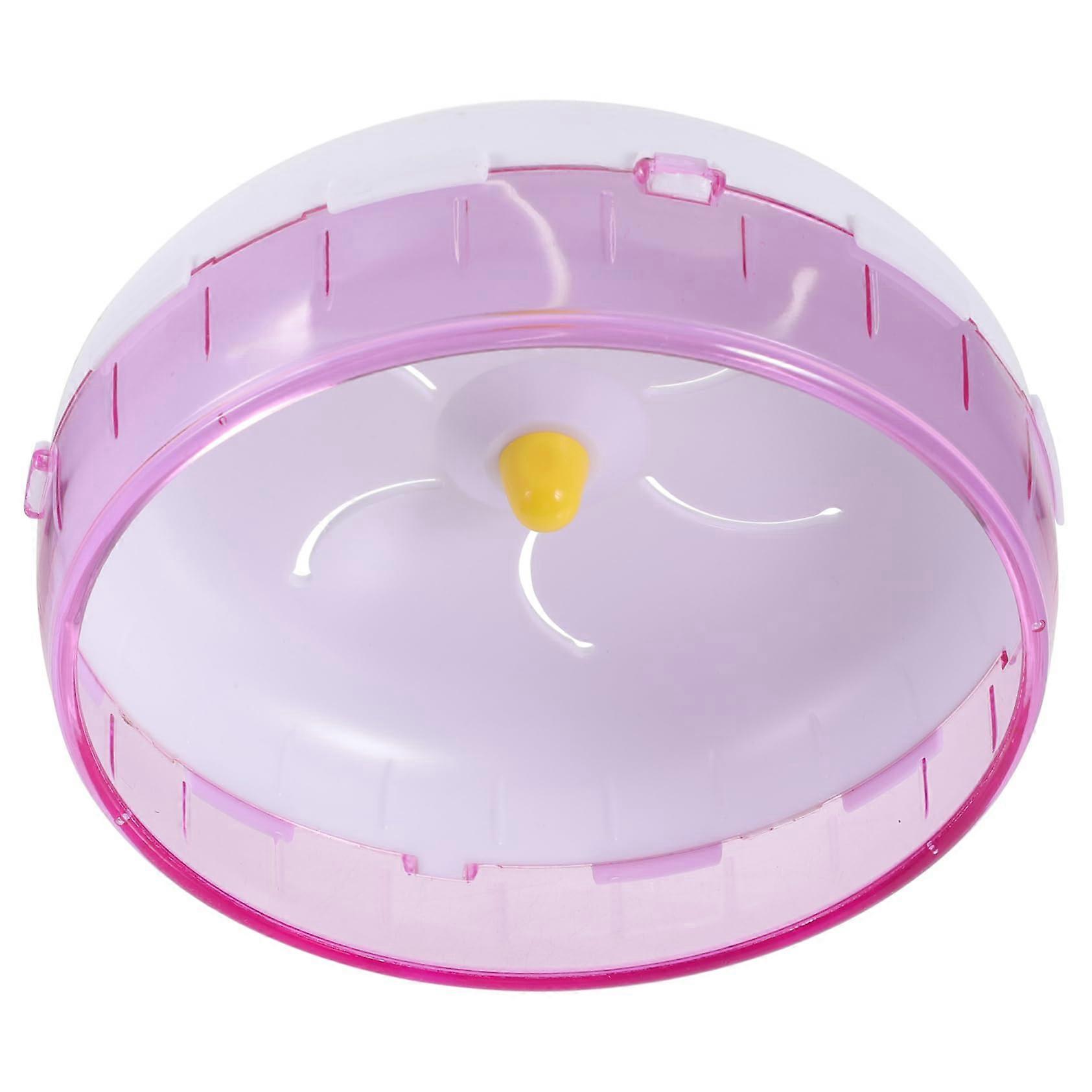 Hamster Exercise Wheel Pink Hamster Accessories for Small Pets Promotes Movement and Playful Fun Quiet and