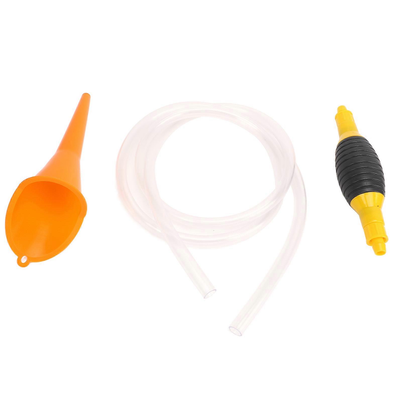 Gas Can Spout Replacement Set Anti Leakage Durable Gas Can Nozzle Spout with Refueling Funnel Bendable Joints and 8mm Drill Bits