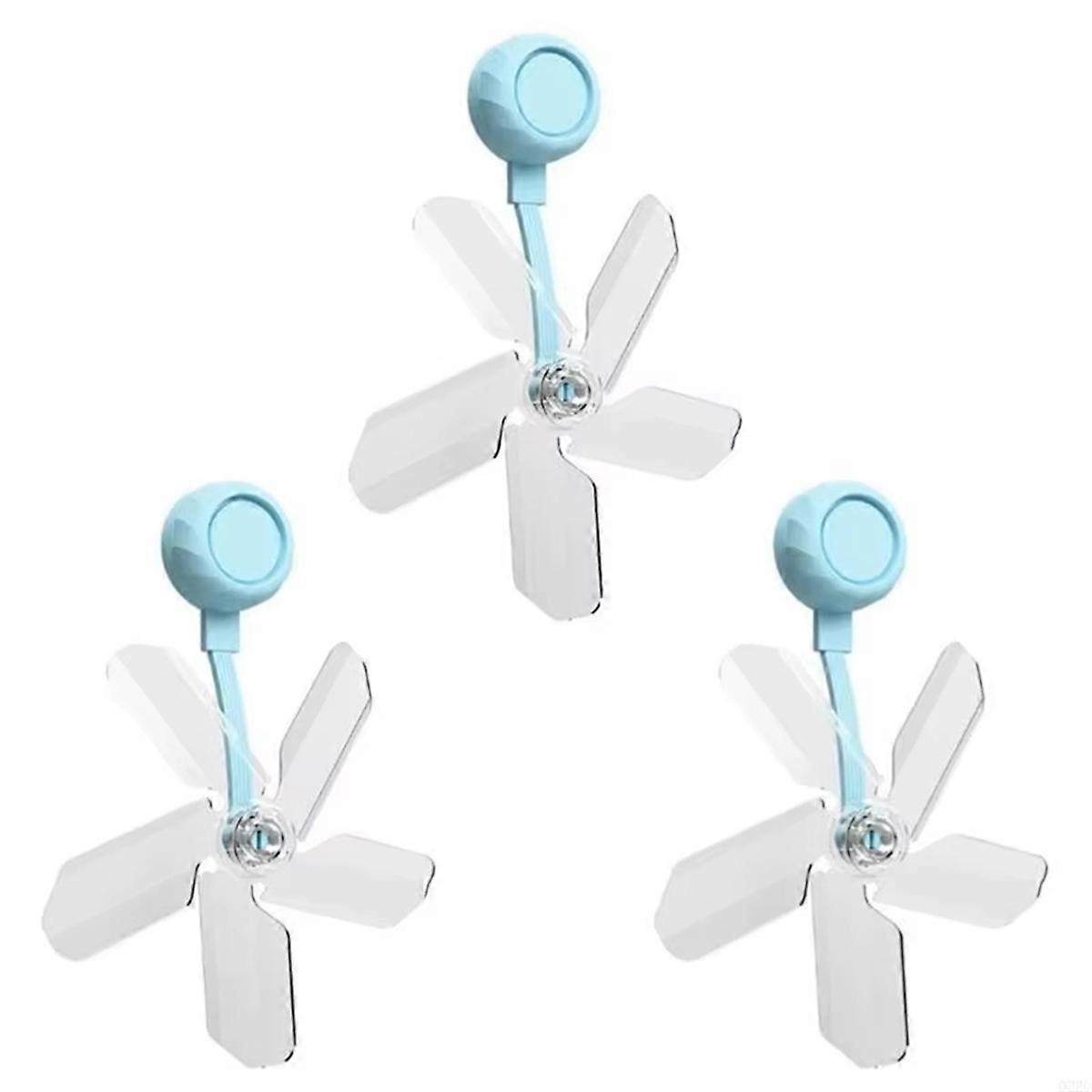 3Pcs Windmill Shaped Suction Cup Air Conditioning Ventilator