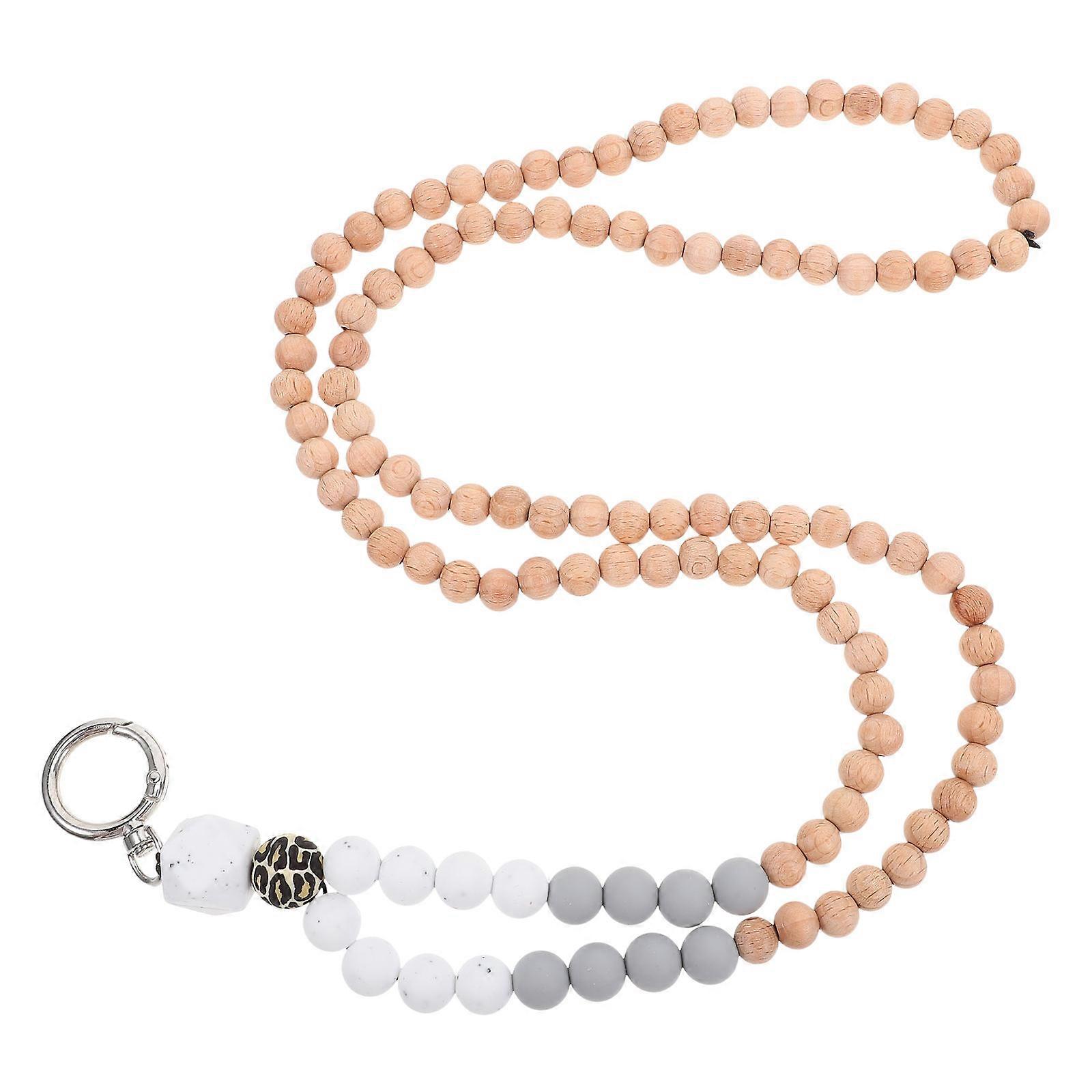 Beads Lanyard Multi Function Card Lanyard Stylish And Delicate For Women Daily Use 58.00X1.60X1.60cm 1Pcs