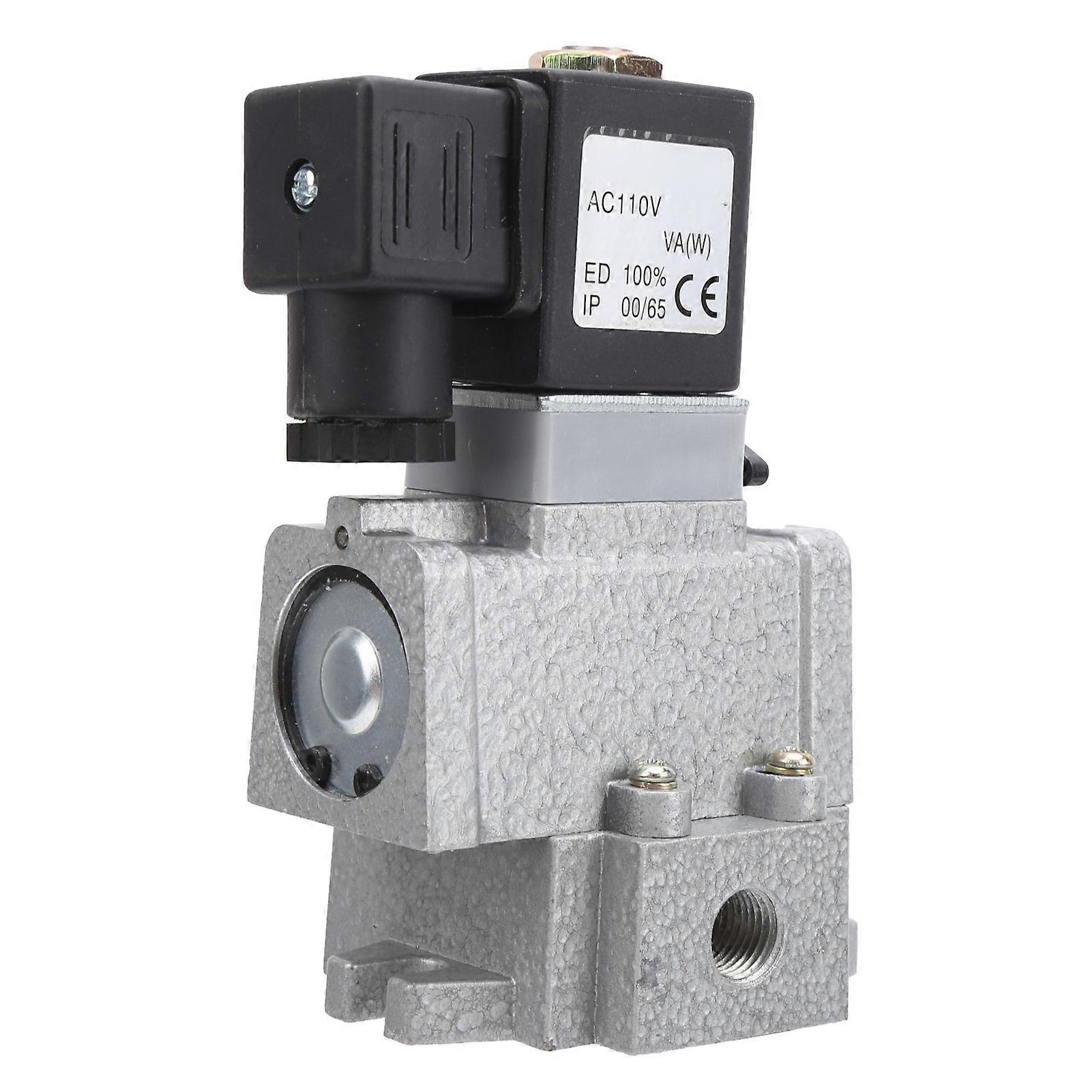 Pneumatic Sole Valve 2 Position 3 Way Electric Controller G1/4in K23JD‑8 10 Hz