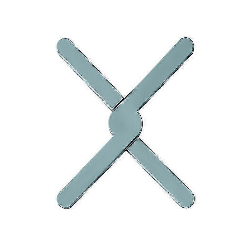 Folding Silicone Trivet For Hot Pans X-shaped Pot Holder Pads Nonslip Heat Protector 3pcsmulticolor