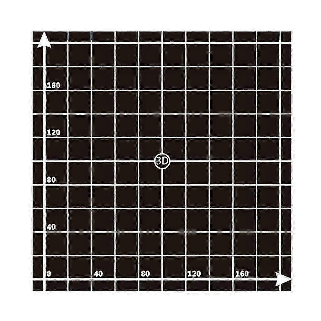 300x300mm/ 220x220mm 3D Printer Hot Bed Surface Sticker Accessory w/ Coordinate