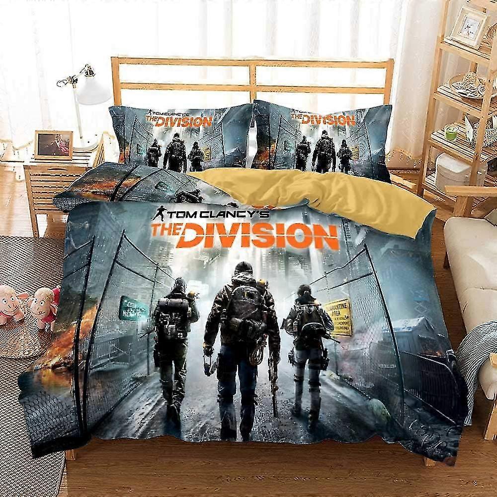 Bedding Set Multiple Sizes Duvet Cover 52% Cotton Soft Comfortable Duvet Cover + 2 Pillowcase