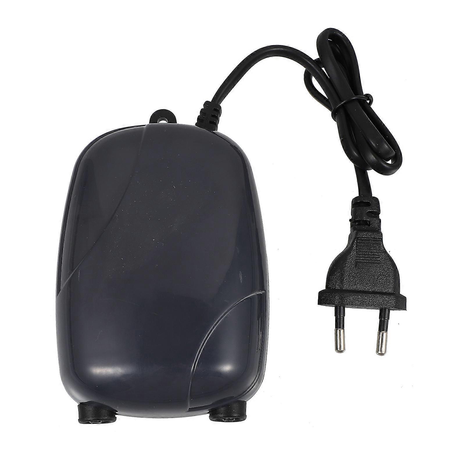 Oxygenation Pump Fish Pond Durable Aquarium Aerator Black 1Set For Pet Owners