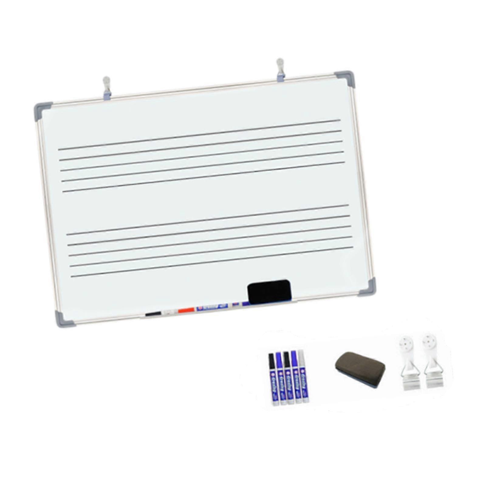 Music Staff Whiteboard, Portable, Dry Erasable Board for School Music Notes