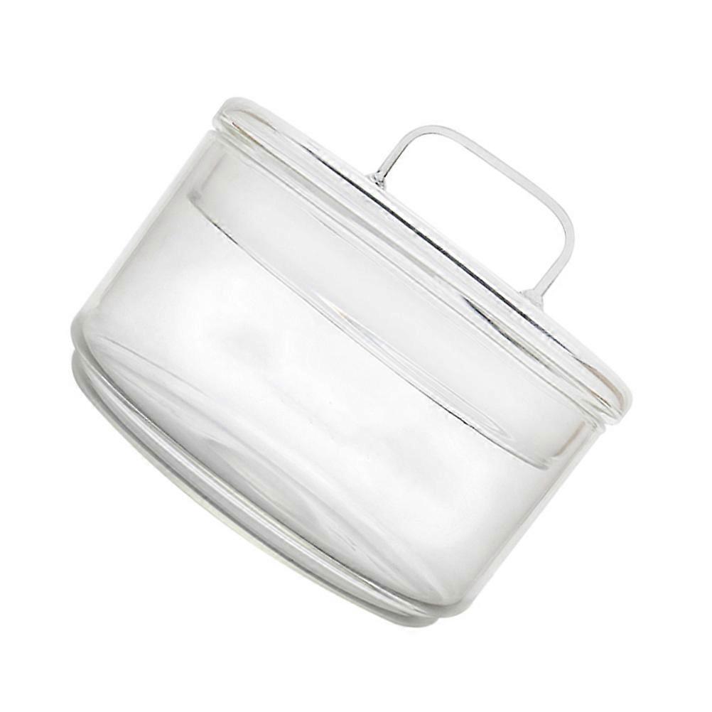 Glass Serving Bowl Home Use Transparent 11X11X9.5CM Food Serving 1 Set