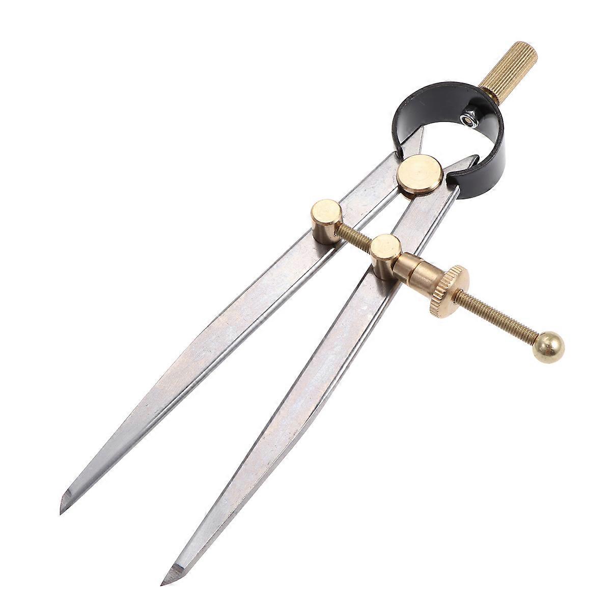Wing Divider Marking Tool Leather Crafting Furniture Copper Silver 100mm Precision Grinding 1Pack
