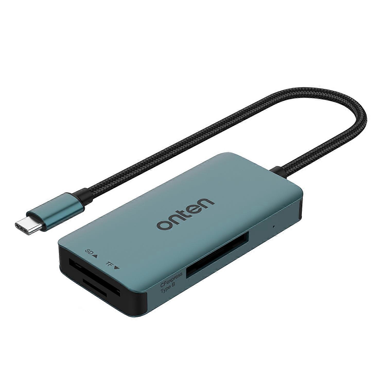 Onten C11 Type-C to CFepress Type-B & SD & TF Card Reader C11