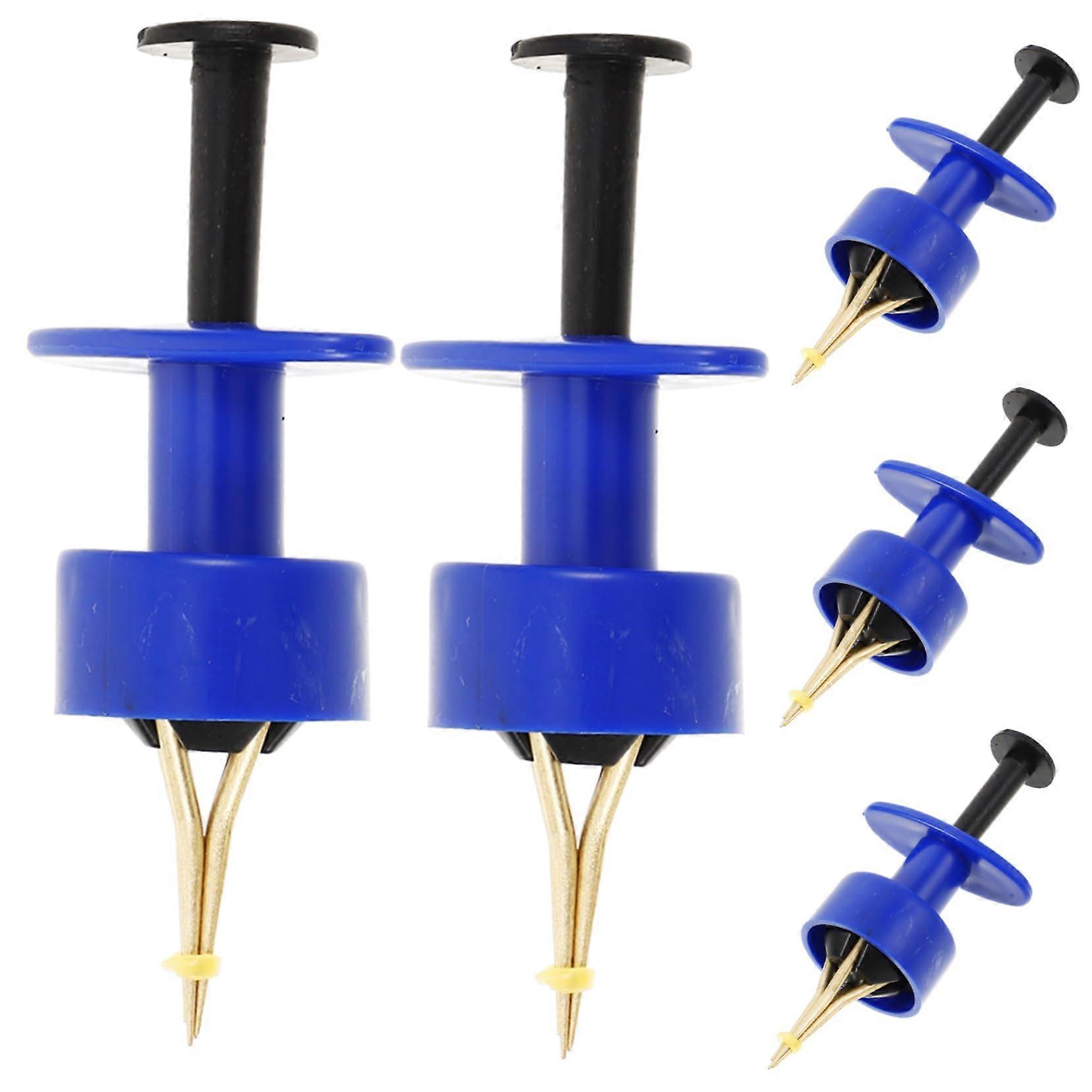 5 Pieces Bait Clips Portable Worm Holder for Anglers Efficient Bait Clip Blue