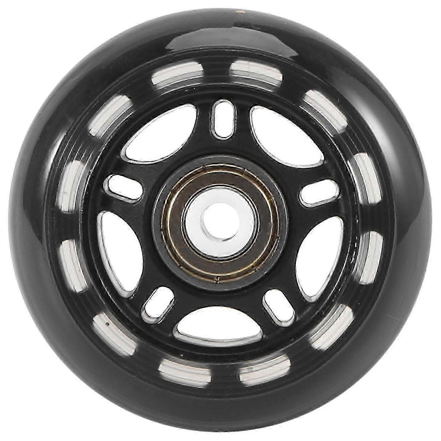 ZENGO 8 Pack Inline Skate Wheels Beginner's Replacement Wheel with Bearings Wheels 70mm