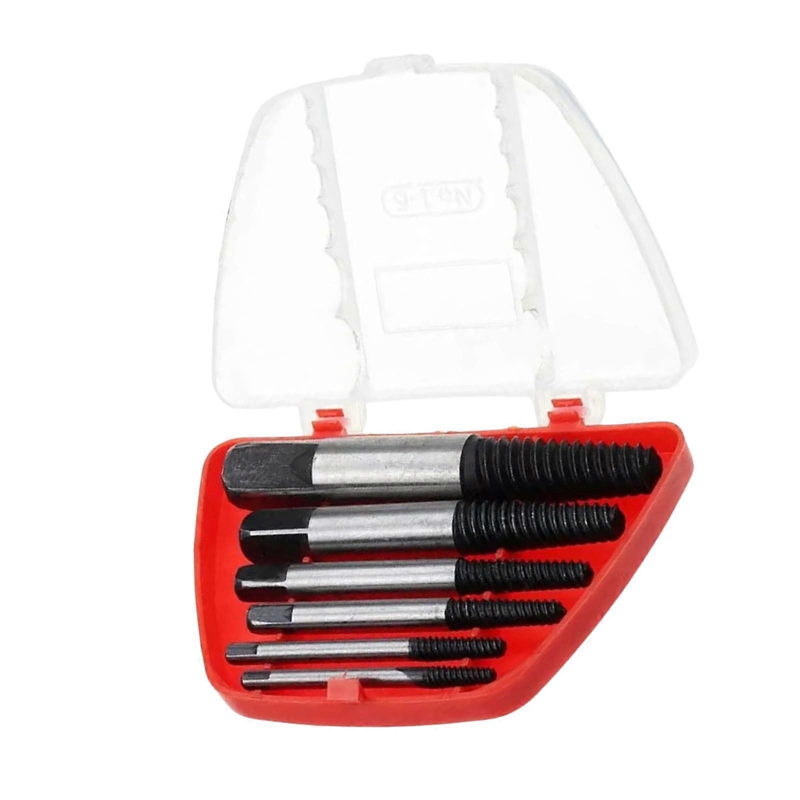 Screw Extractor Metal Drill Bit Set for Damaged Screws and Stripped Bolts, Woodworking Tool for Water Pipes and Heavy-Duty Use
