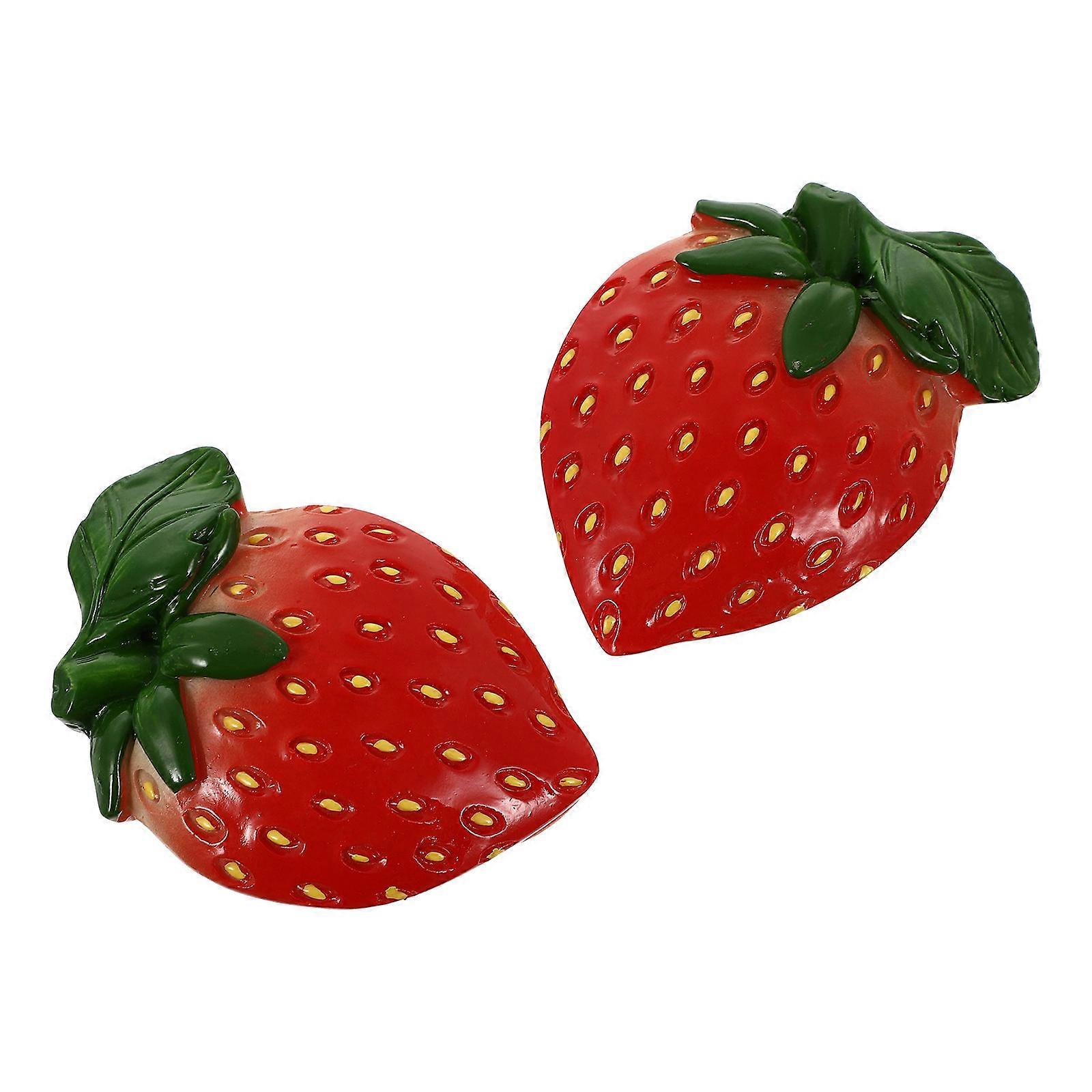 2Pcs Resin Decorative Patches for Home Kitchen Refrigerator