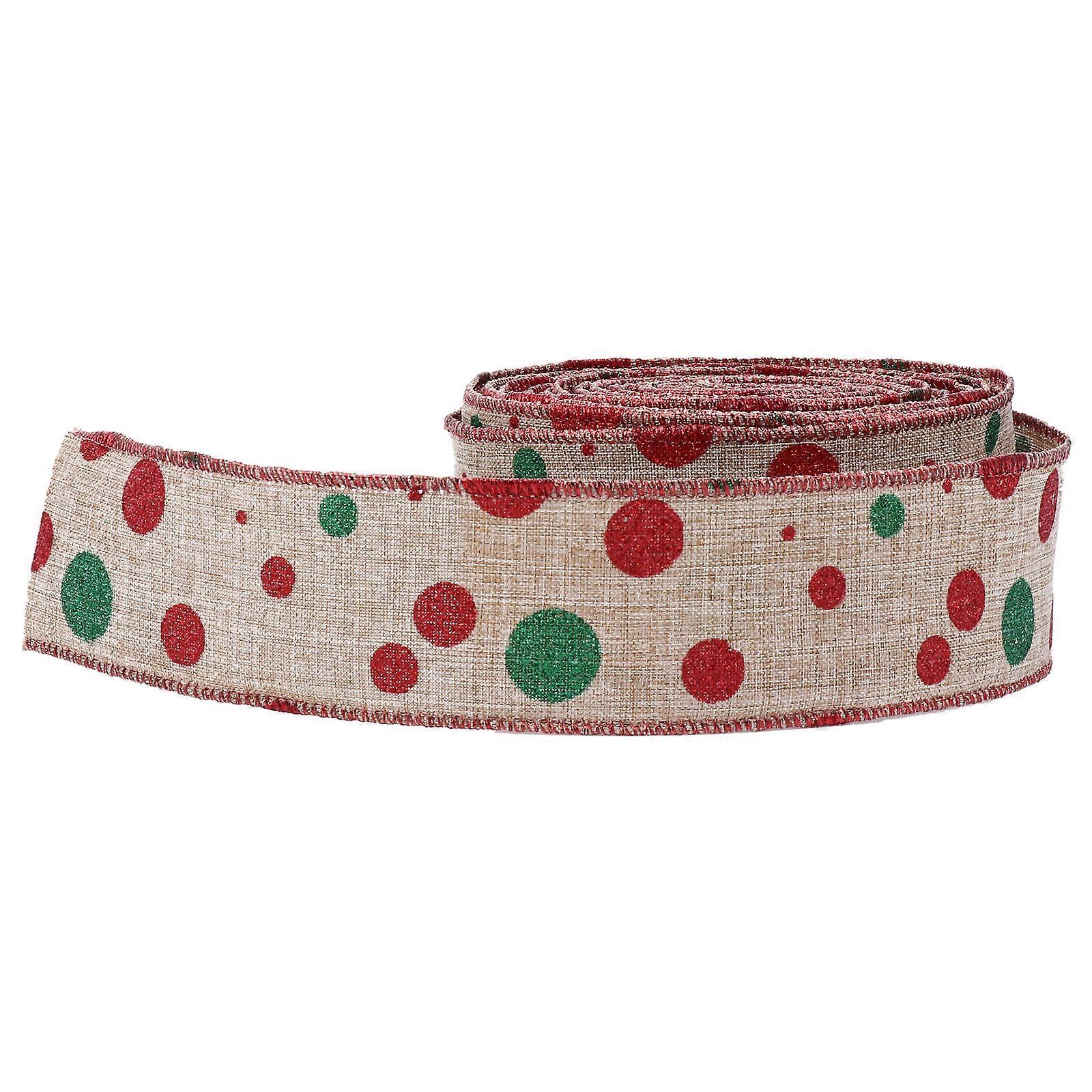 Ribbon Burlap Red Weddings Baby Shower 1000X4.5CM Jute 1Set