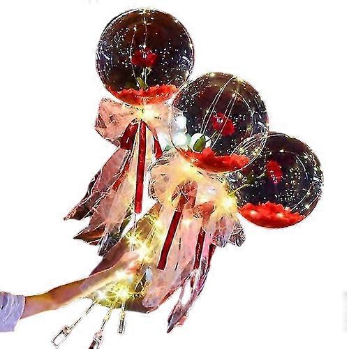 Luminous Glow Bubble Balloons Bouquet