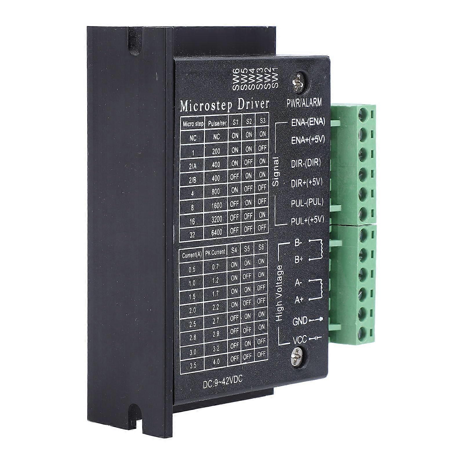 TB6600 Stepper Motor Driver, 32 Segments 4.0A DC 942V with Energy Saving for Nema 17, 23, 24