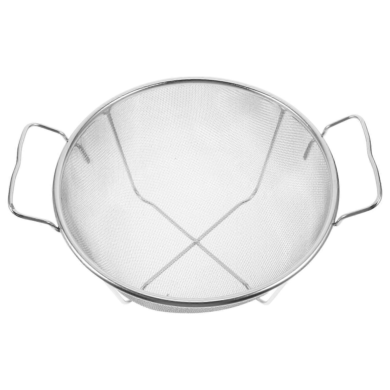 Water Sink Filter Stainless Steel Mesh Strainer with Handle for Kitchen