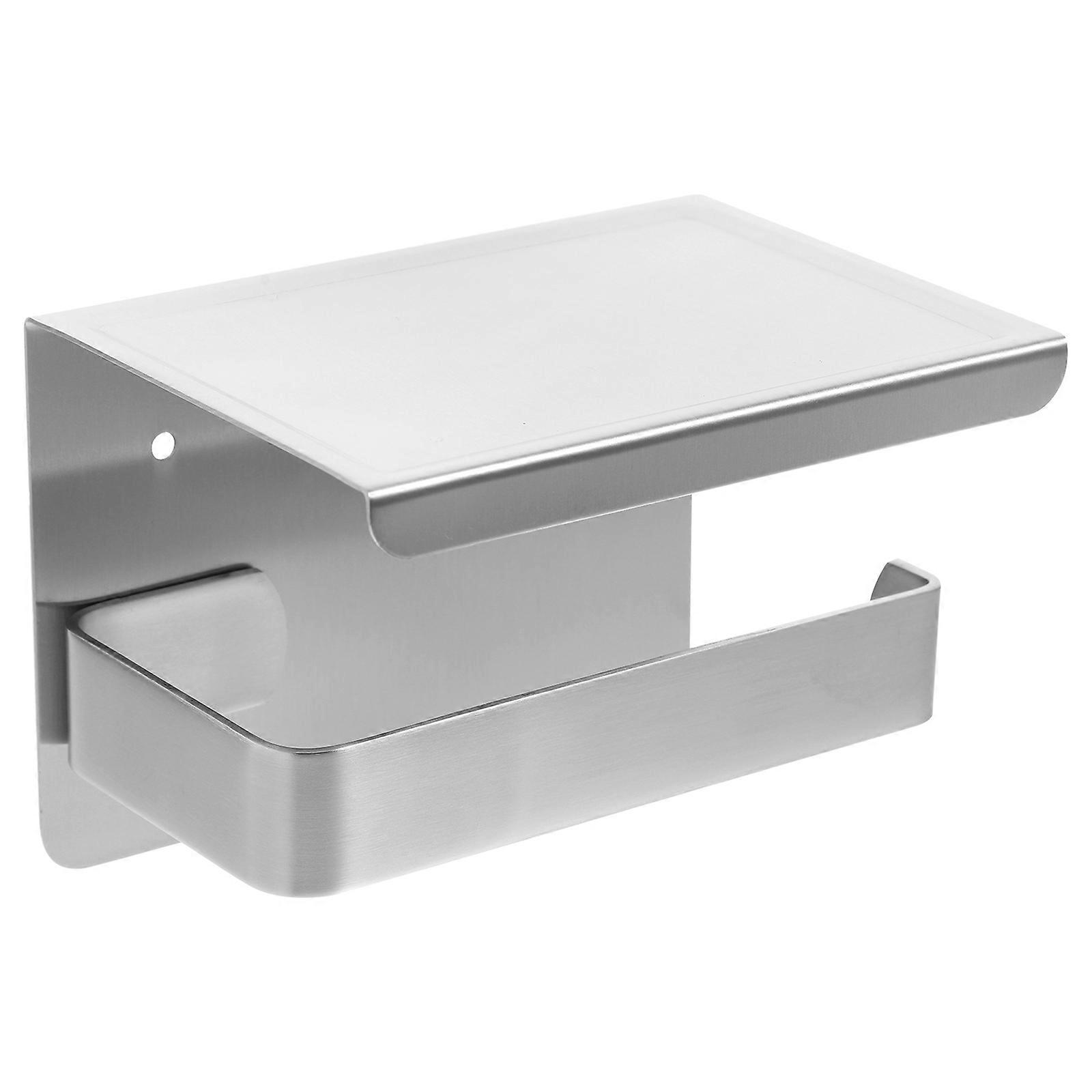 Bathroom Toilet Paper Holders Storage Rack On Toilet Paper Rectangular Simple Design Homeowners Daily Use Wet Wipes Storage 1Set