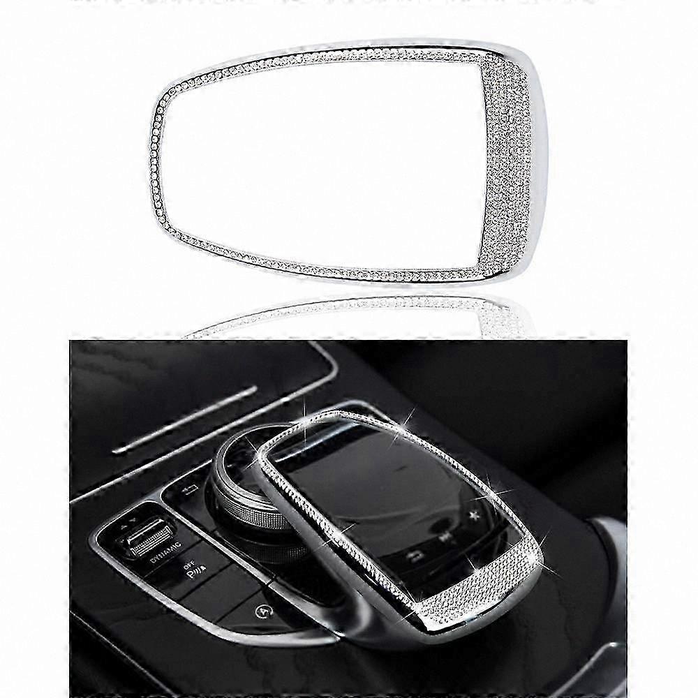 Multimedia Control Caps Cover with Protection Film for C-Class E-Class GLC Models