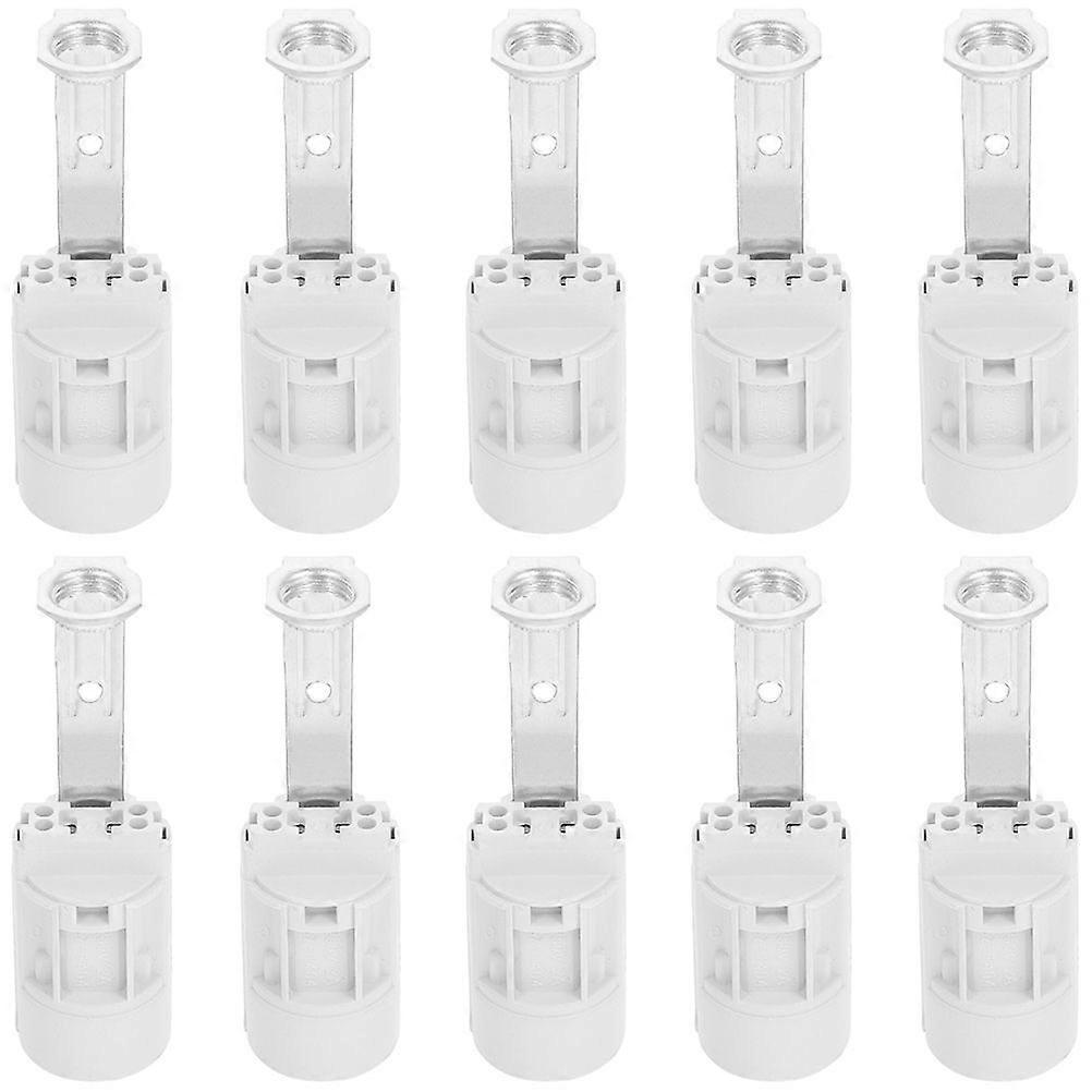 10pcs Candelabra Socket Replacement 60mm Light Socket E14 Screw Light Socket