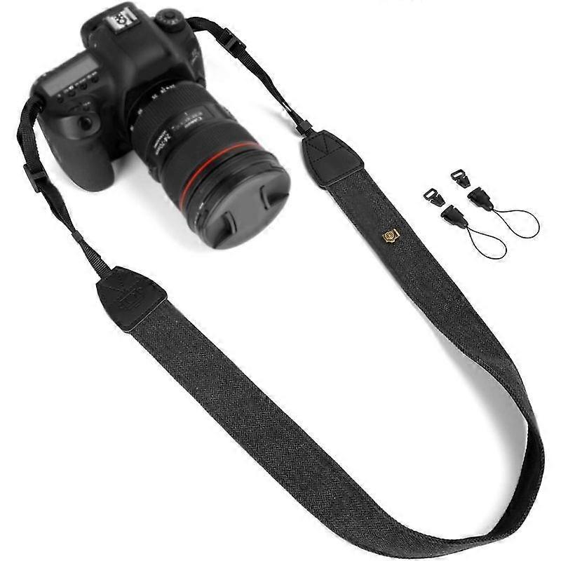 Camera Strap Canvas Neck Shoulder Strap with Quick Release Buckles for DSLR / SLR Camera Canvas Neck Strap