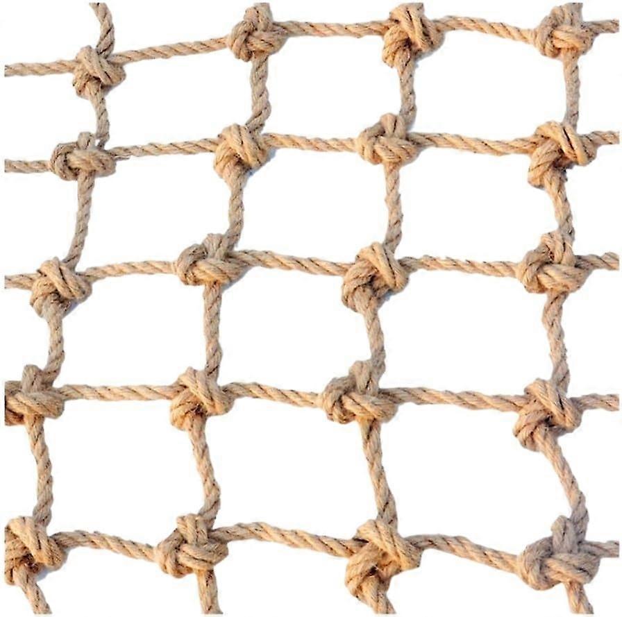 Mesh Net Garden Safety Net Robust Rope Net Construction Net Hemp Rope Net